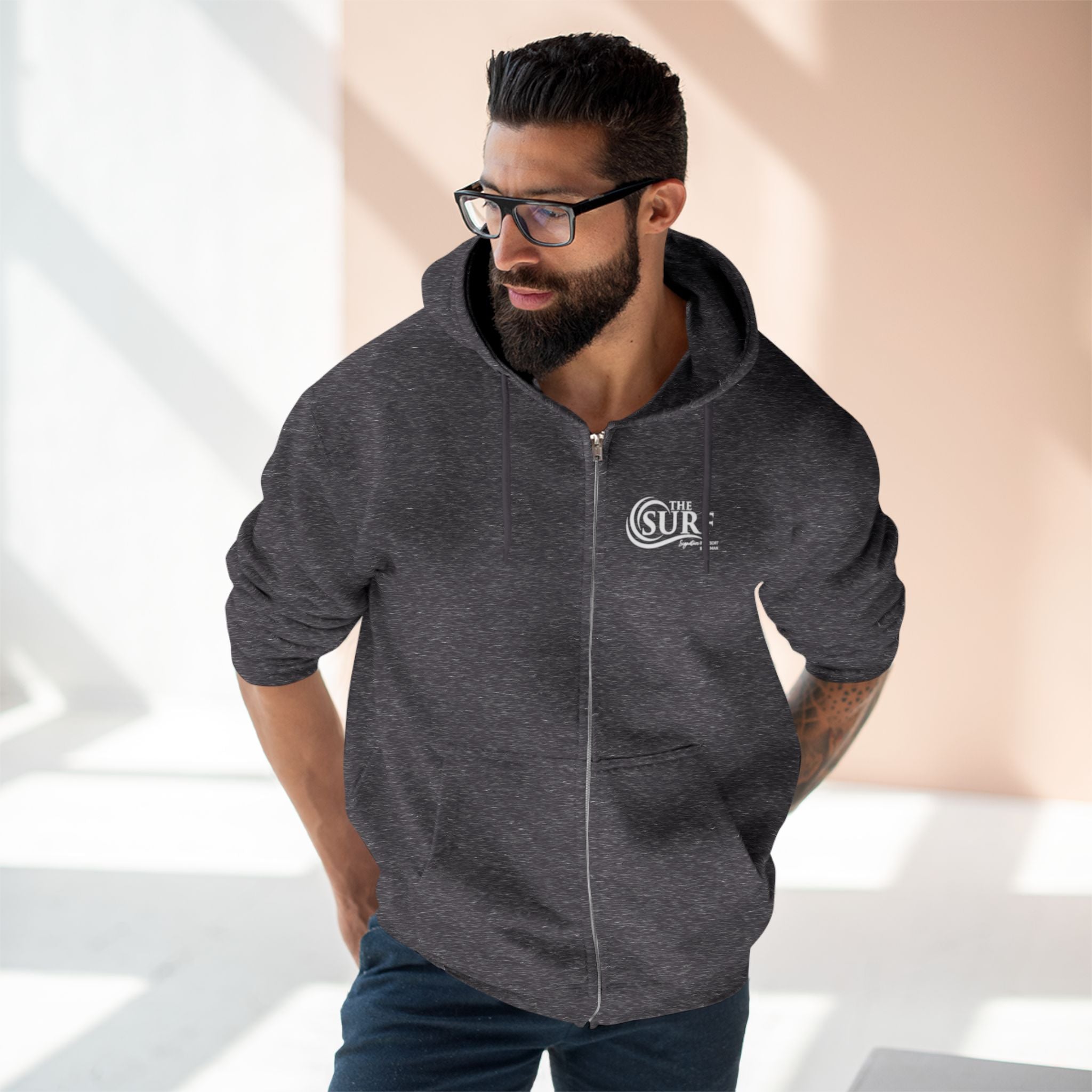 Classic Lightweight Full‑Zip Hoodie Jacket