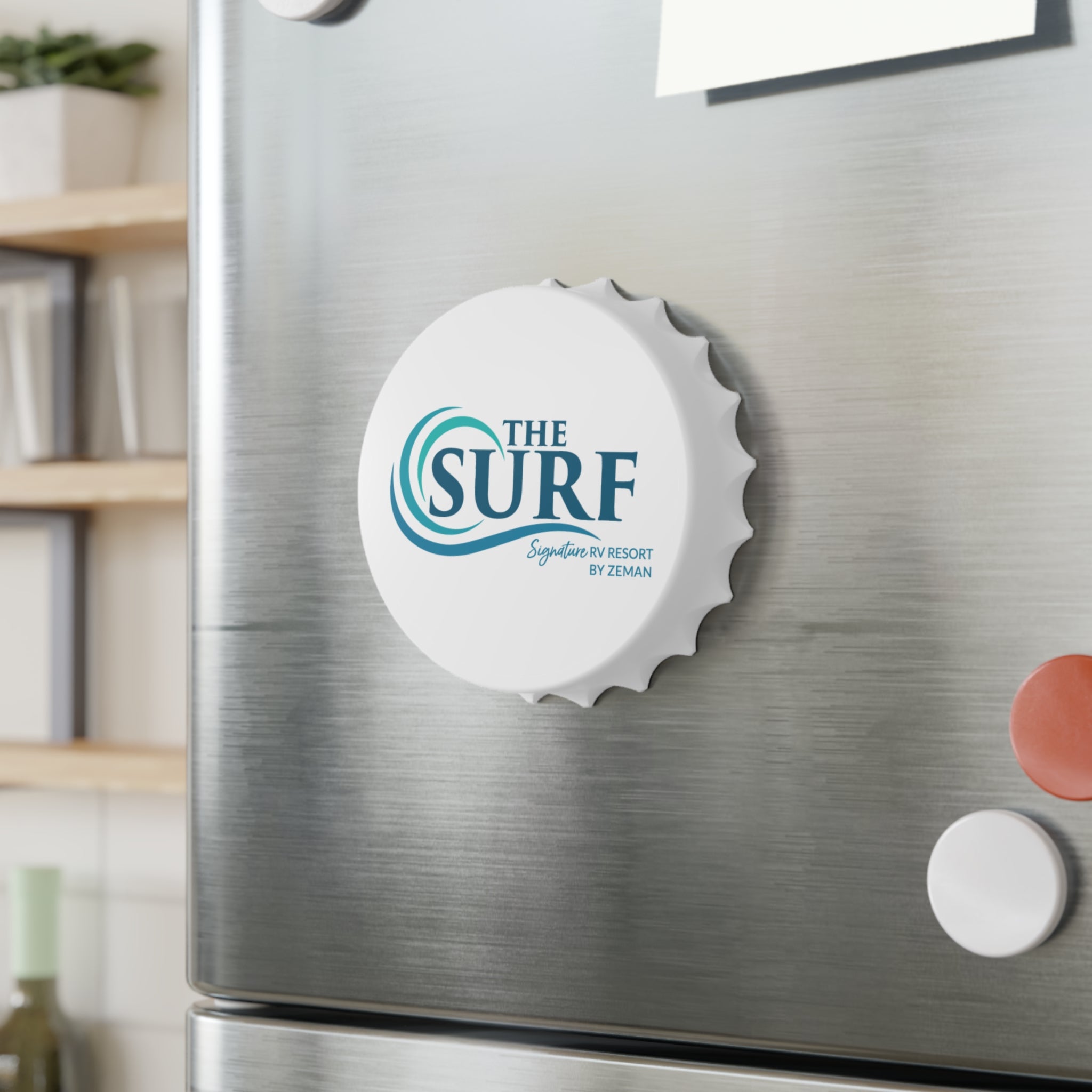 Bottle Opener - The Surf RV Resort Logo Keychain Bottle Opener