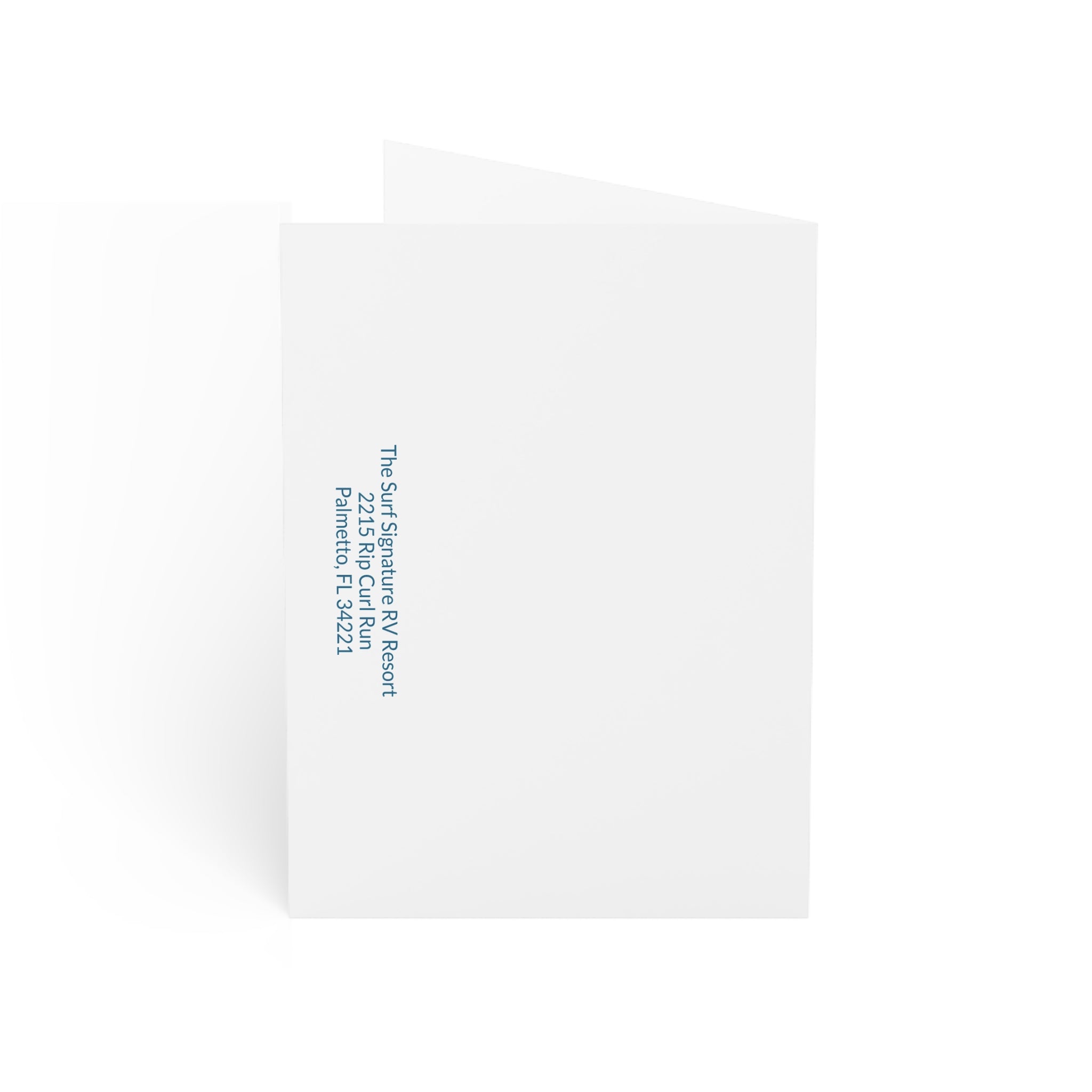 Hello From The Surf — Coastal Resort Greeting Card (Single or Multipack)