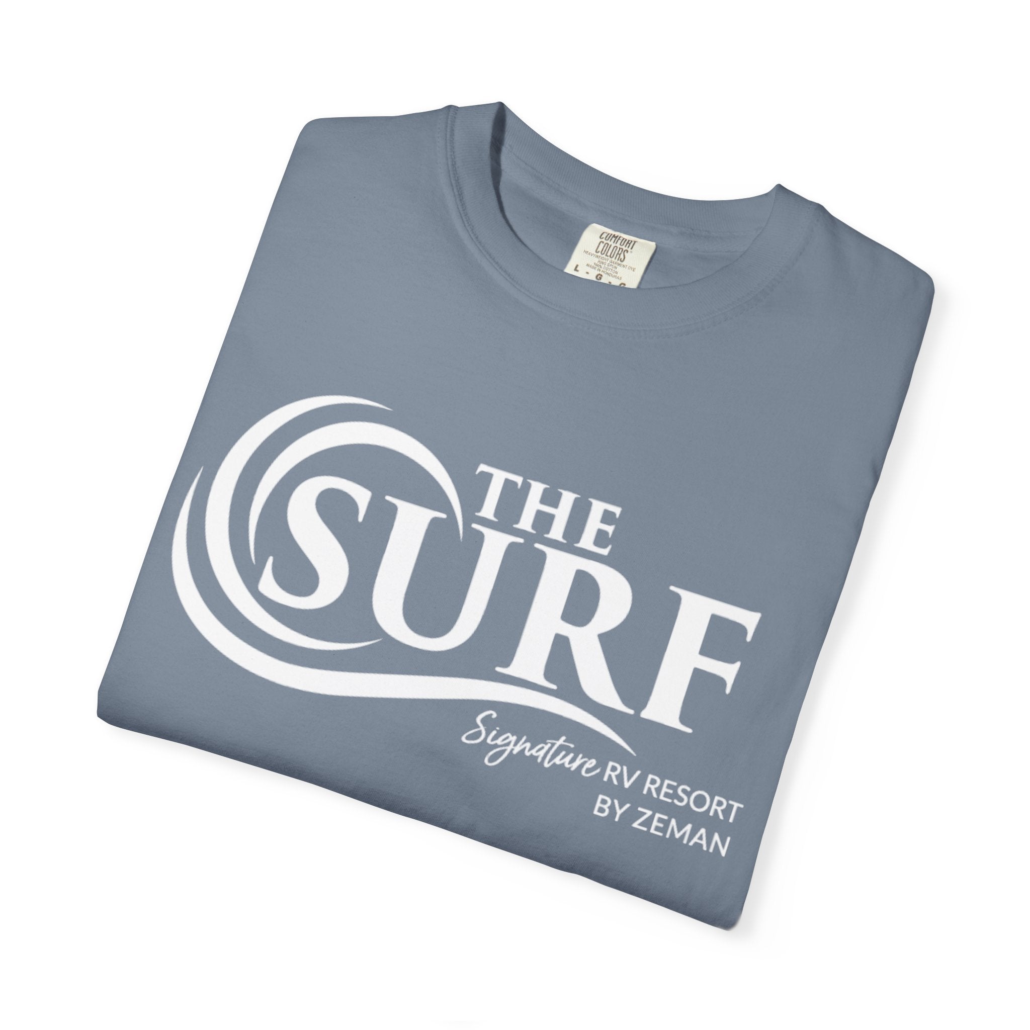 The Surf Graphic T-Shirt — Signature RV Resort Wave Tee