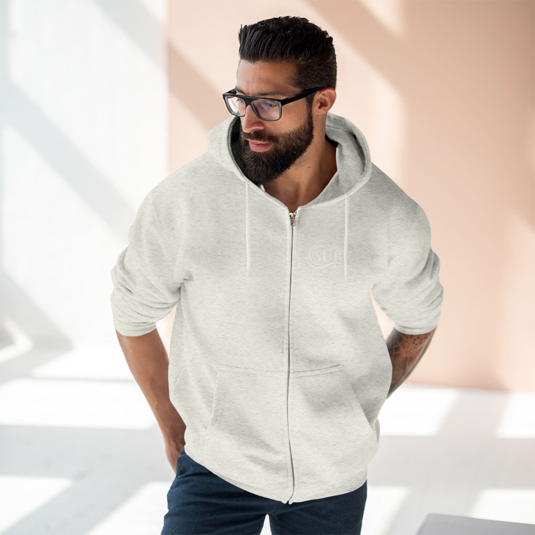 Classic Lightweight Full‑Zip Hoodie Jacket