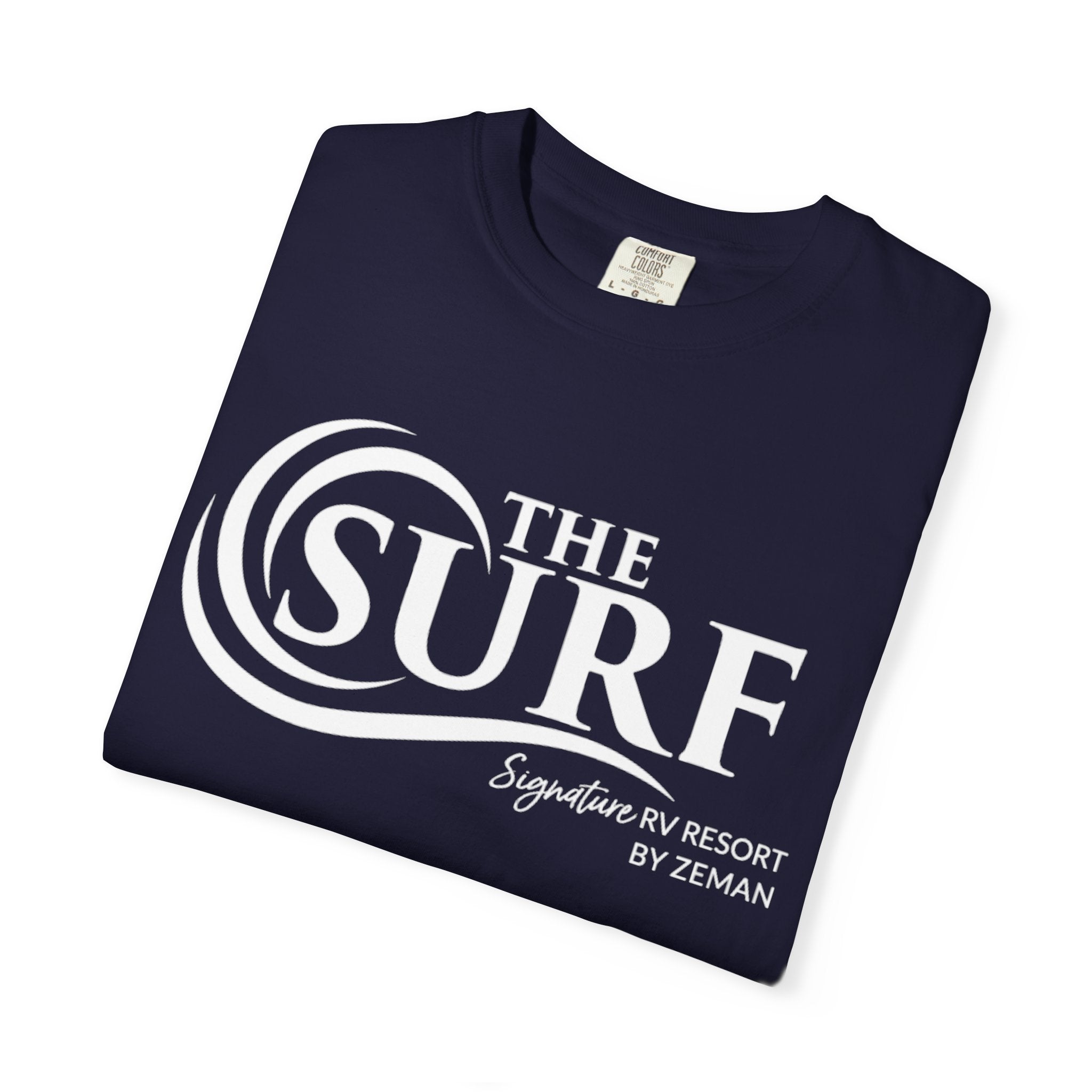 The Surf Graphic T-Shirt — Signature RV Resort Wave Tee