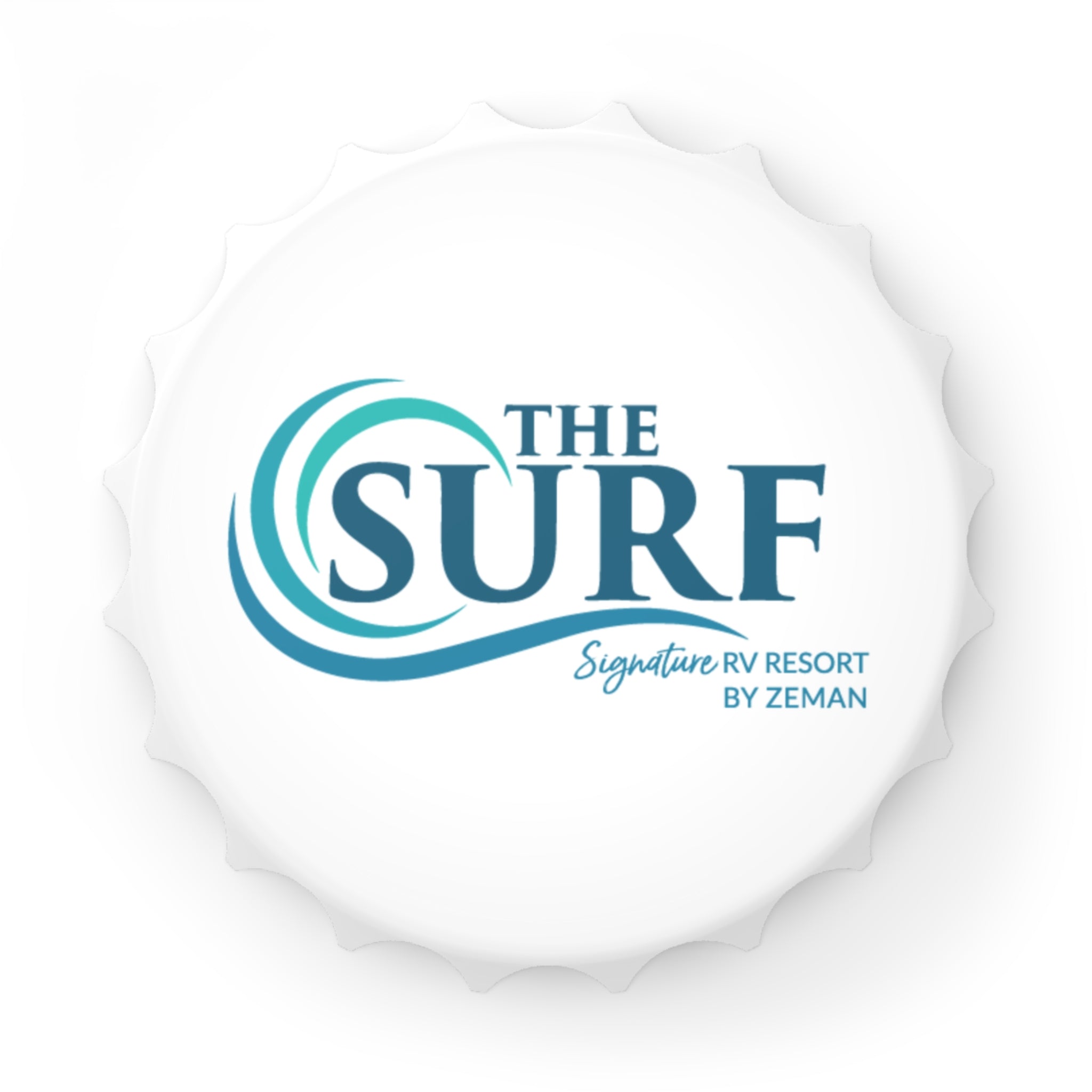 Bottle Opener - The Surf RV Resort Logo Keychain Bottle Opener