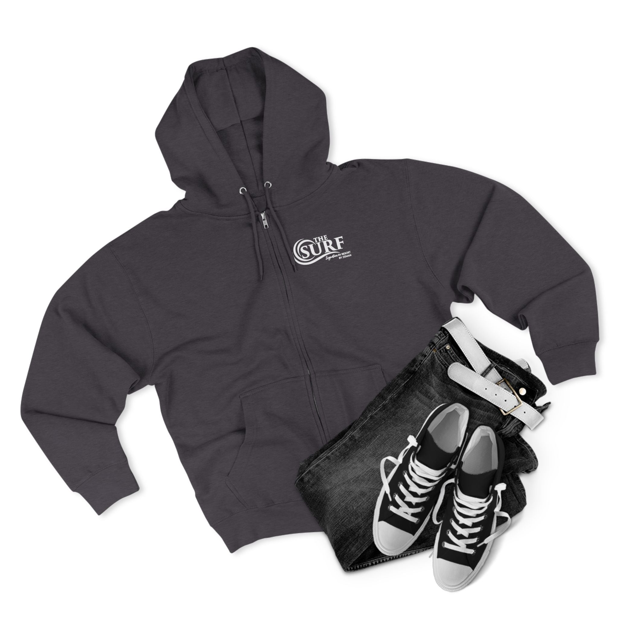 Classic Lightweight Full‑Zip Hoodie Jacket